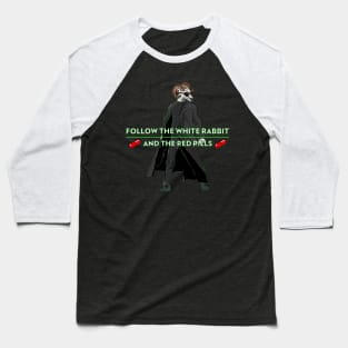 Follow the Black Sheep and the White Rabbit Baseball T-Shirt